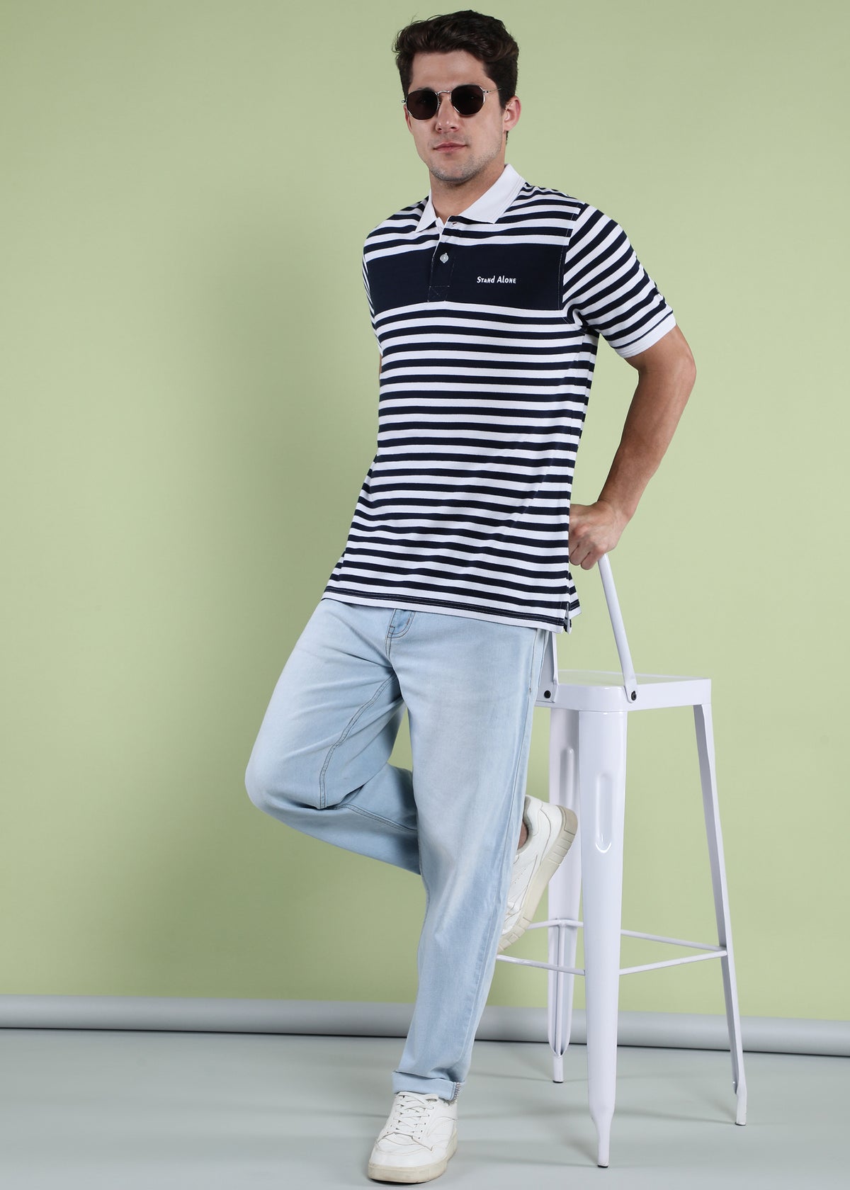 Striped Polo