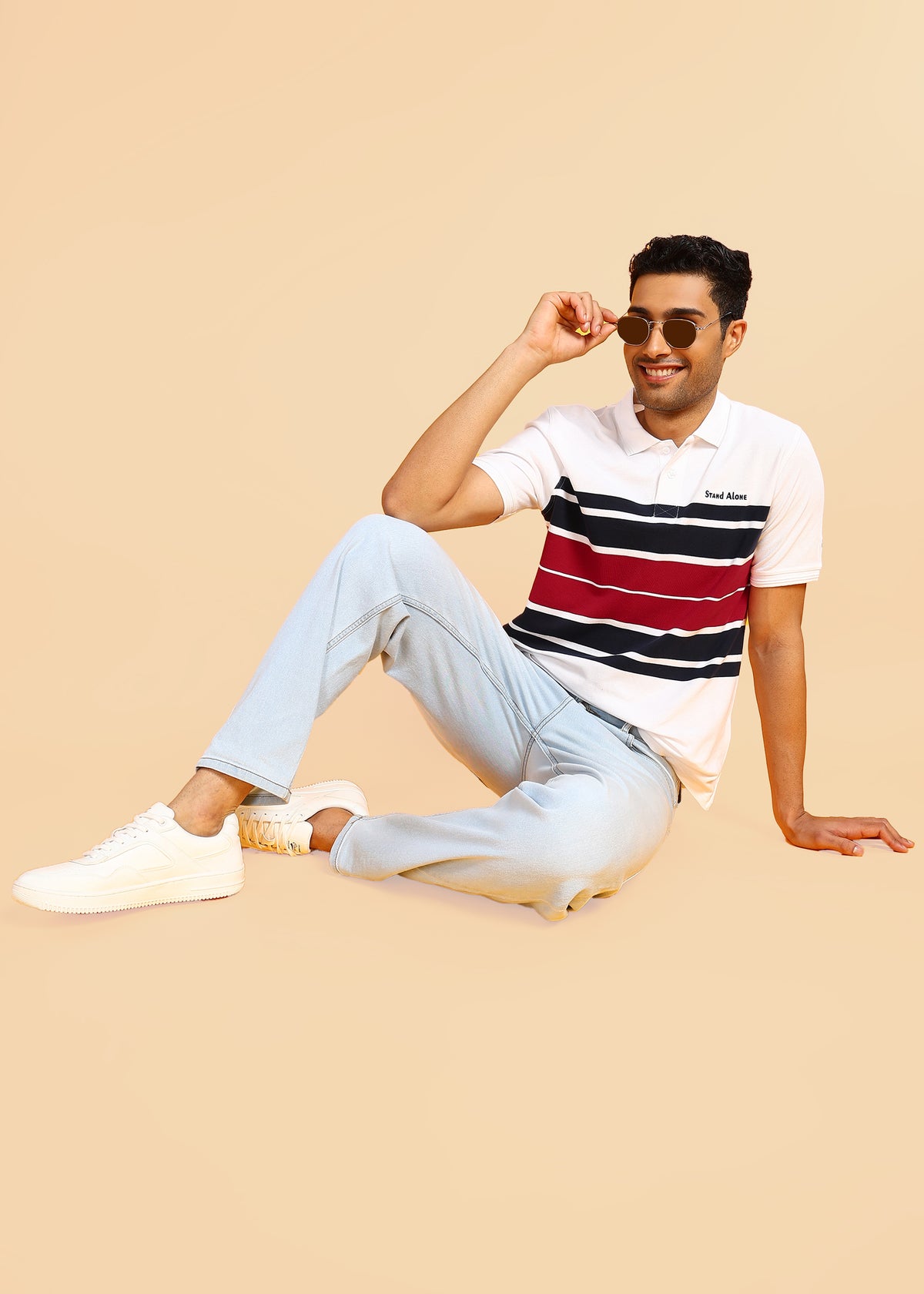 Striped Polo