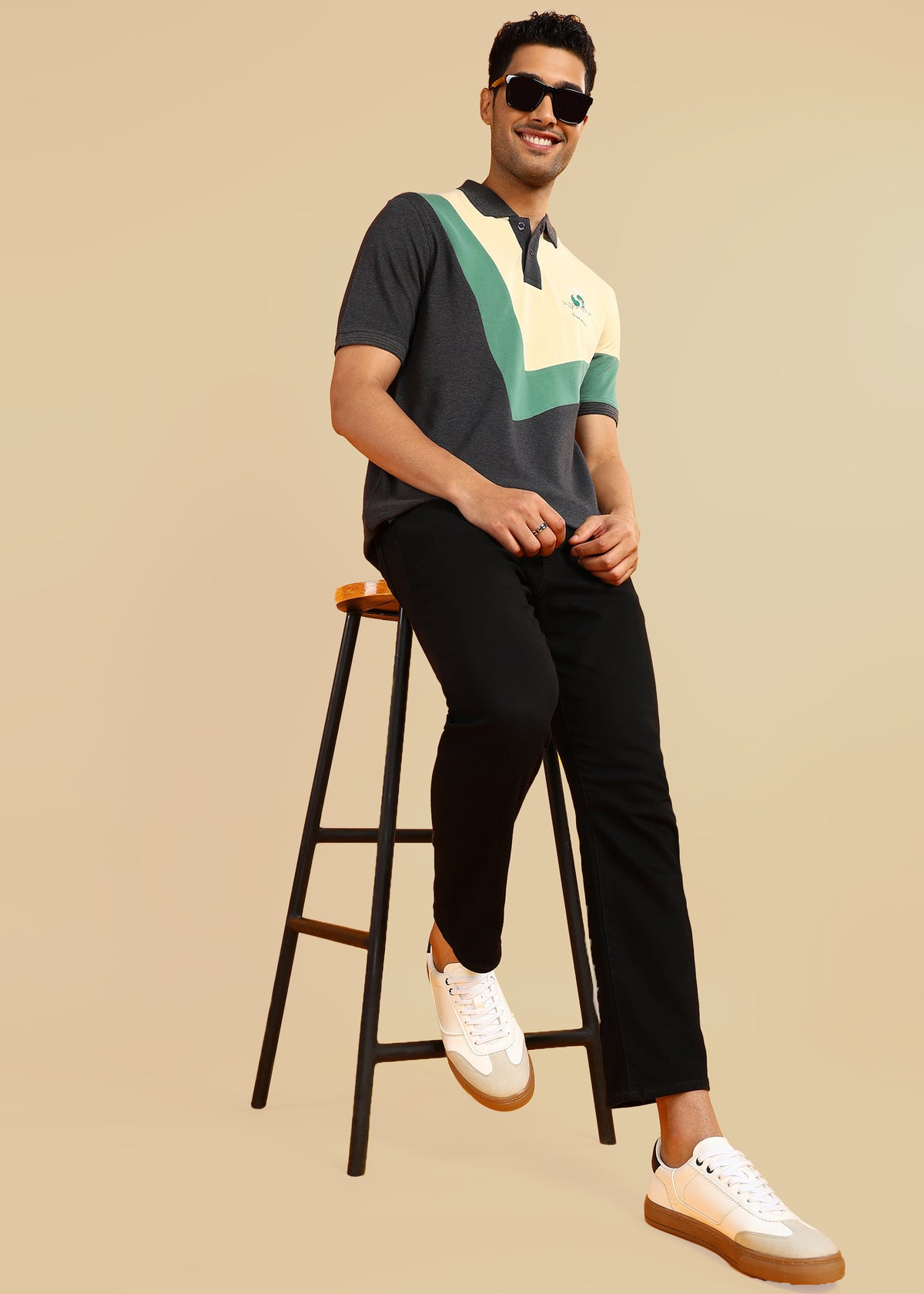 Colorblock Polo