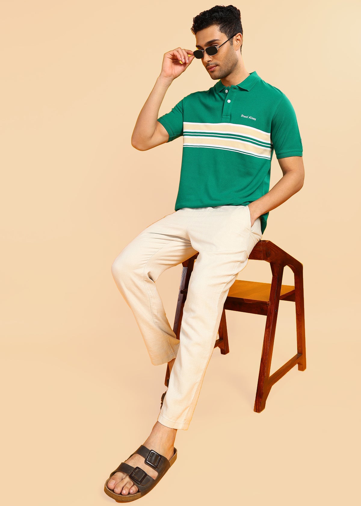 Striped Polo