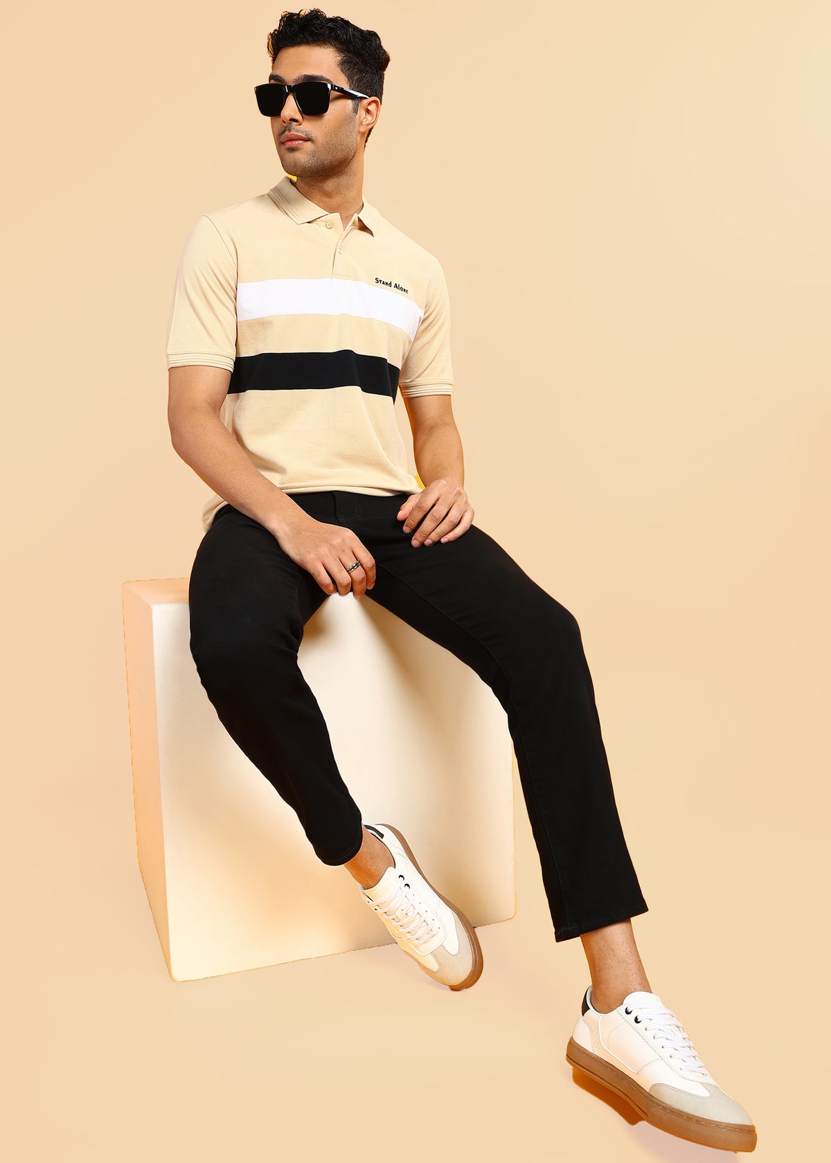 Striped Polo