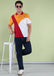 Colorblock Polo