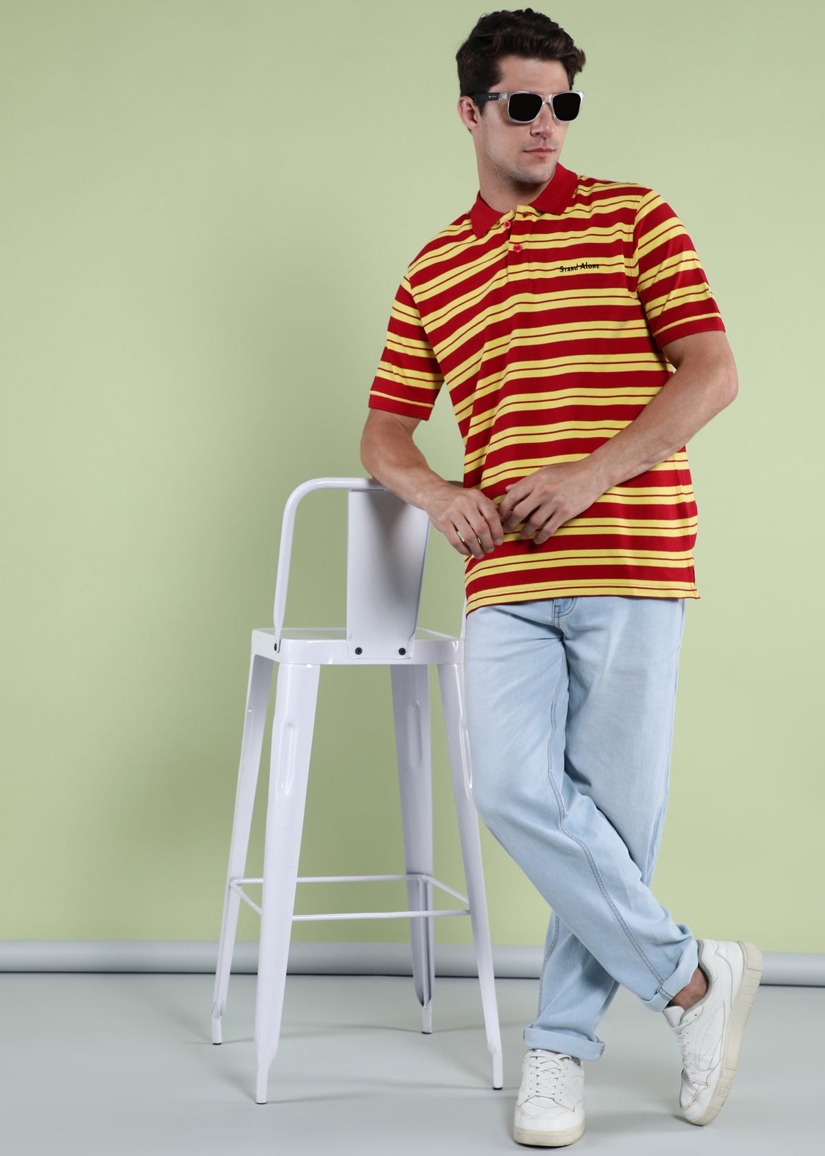 Striped Polo