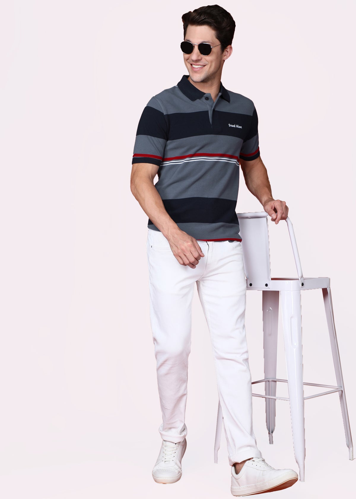 Striped Polo