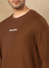 Textured Solid Sweatshirt
