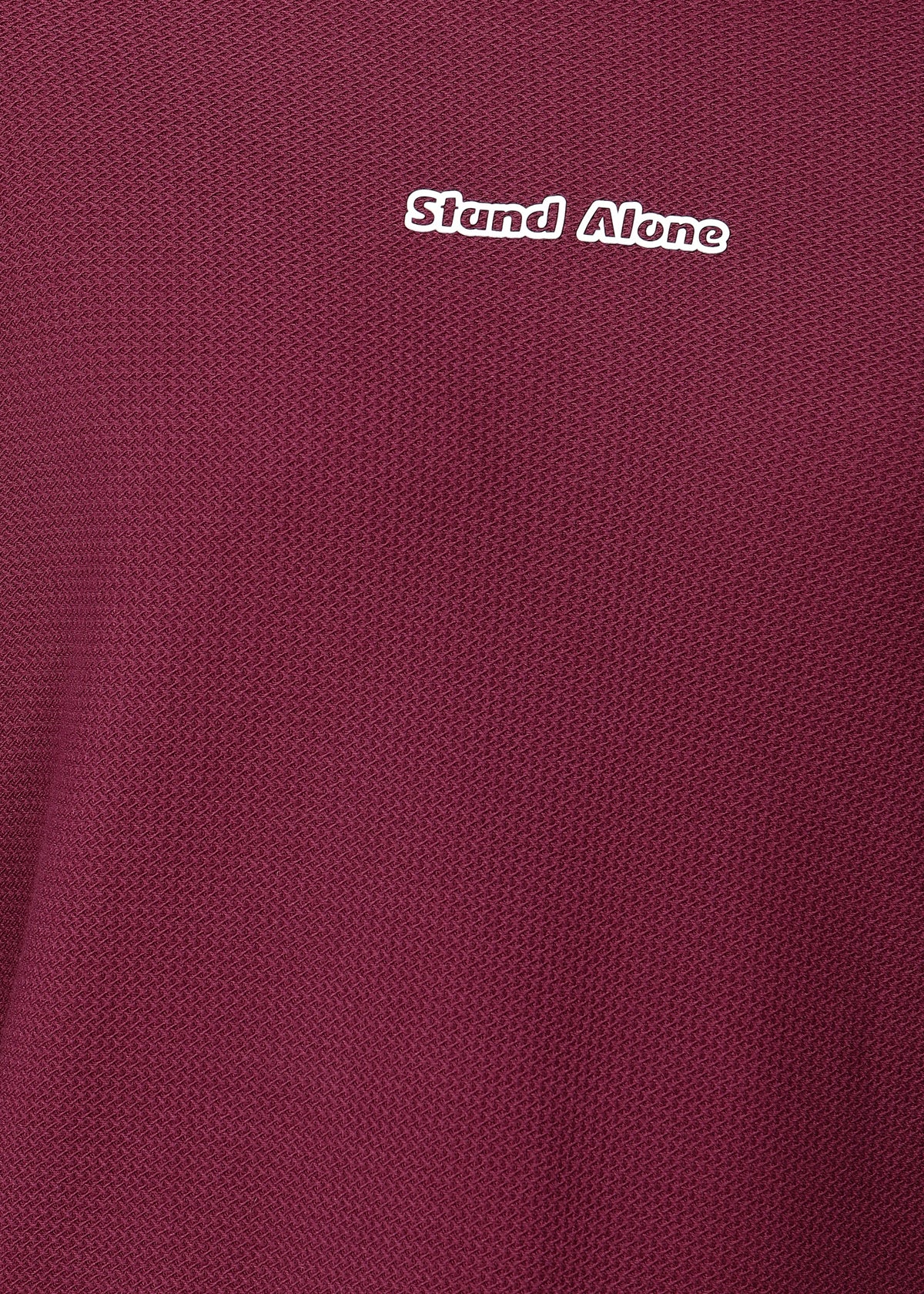 Textured Solid Sweatshirt